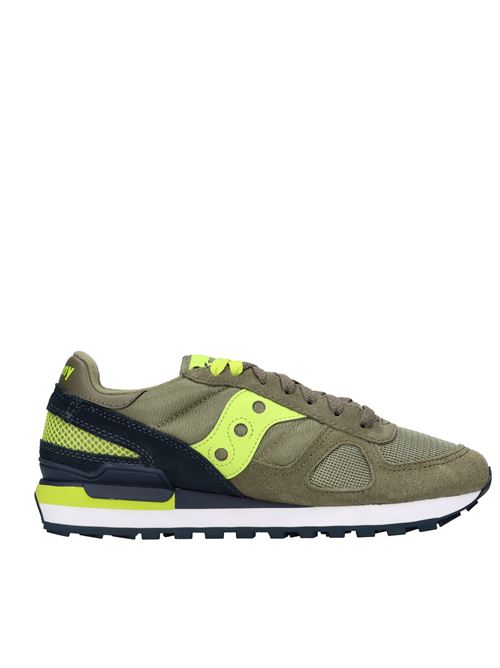Sneakers in camoscio e tessuto SAUCONY | SHADOW ORIGINALSVERDE-BLU